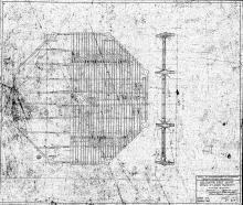 attached platform for boats to sail up to