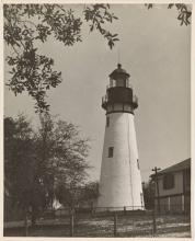 close up of the lighthouse