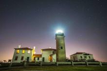 nighttime at the lighthouse