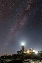 nighttime at the lighthouse