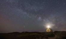nighttime at the lighthouse