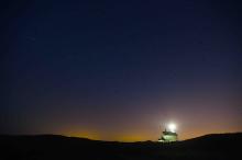 nighttime at the lighthouse