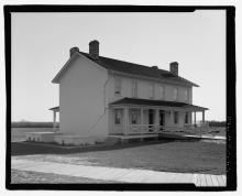 keepers dwelling from side angle