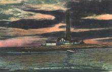 night postcard