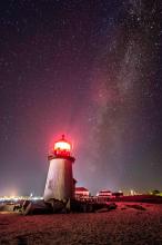 Milky Way over the lighthouse