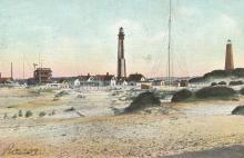 post card of lighthouses