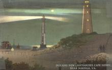 post card of lighthouses