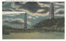 post card of lighthouses
