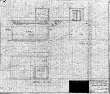 concrete cistern and pump house