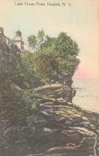 down the bluff from lighthouse