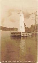 real photo postcard of Herrick Cove Lighthouse
