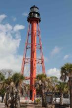 close up of the lighthouse