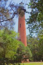 close up of the lighthouse