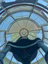 inside the lens