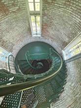 inside the lighthouse