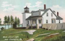 Deer Island Thorofare postcard