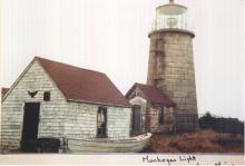 color postcard of station