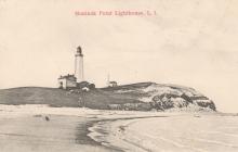 sepia card of station