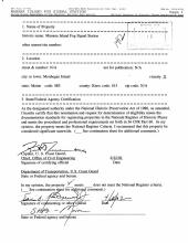 first page of form
