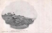 Pemaquid Point postcard