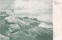 Pemaquid Point postcard