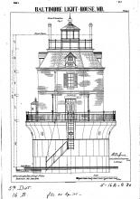 front elevation of lighthouse