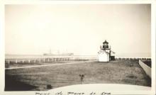 sepia photo postcard