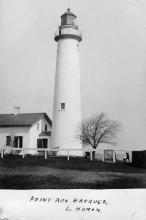 close up of the lighthouse