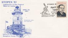 Saybrook Breakwater, cT USPS Cancelation April 25 1987 HEC (01)