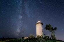 Milky Way over the lighthouse