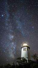 Milky Way over the lighthouse