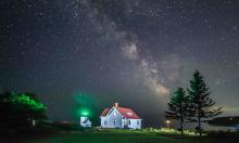 station under the stars