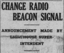 headline of article