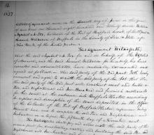 deed and contract for station