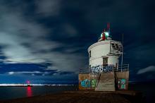 close up of the lighthouse