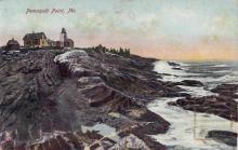 Pemaquid Point postcard