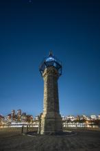 close up of the lighthouse