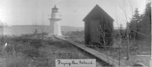 oil house and lighthouse