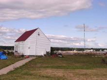 back of boathouse