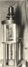 pedestal and clockwork
