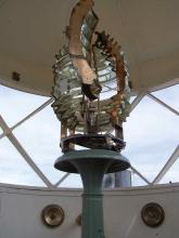 pedestal in lantern